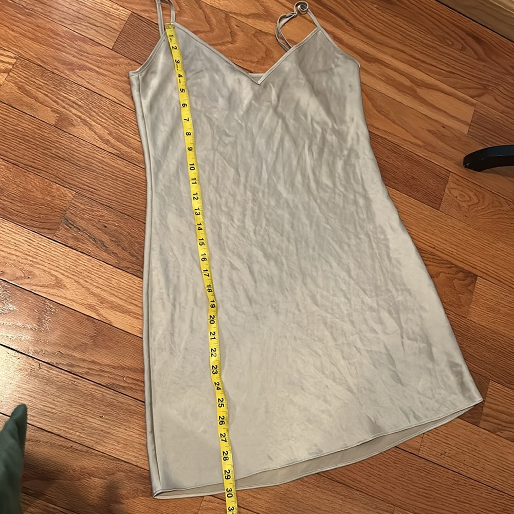 Aritzia Wilfred Womens Only Slip Midi Dress V Neck Adjustable Strap - Picture 7 of 7